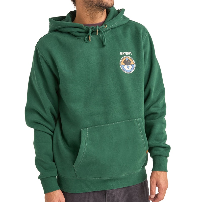 Rhythm Channel Fleece Hoodie – Vintage Green