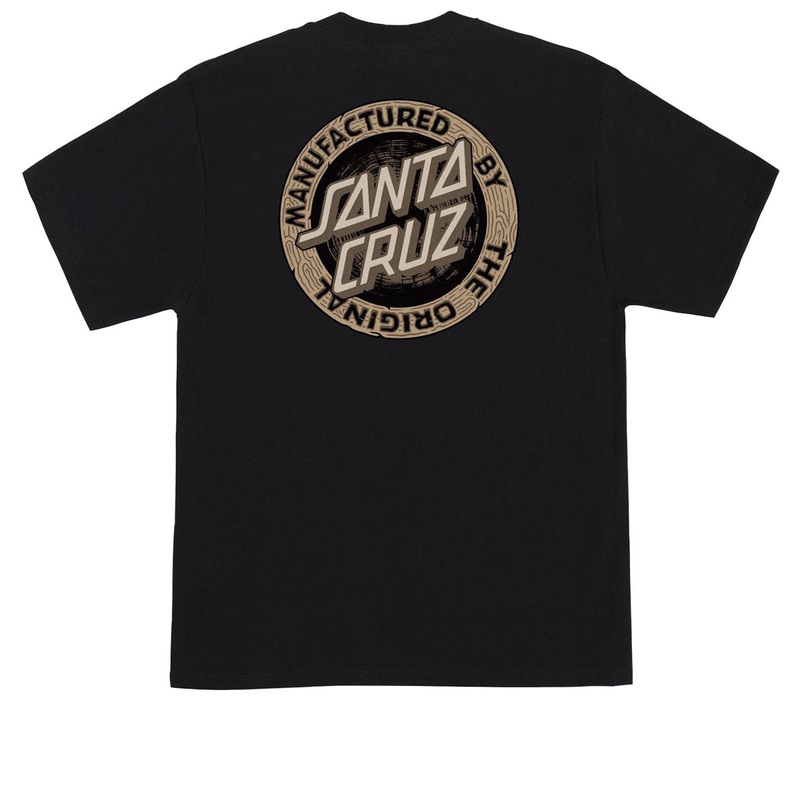 Santa Cruz Carved MFG T-Shirt – Black