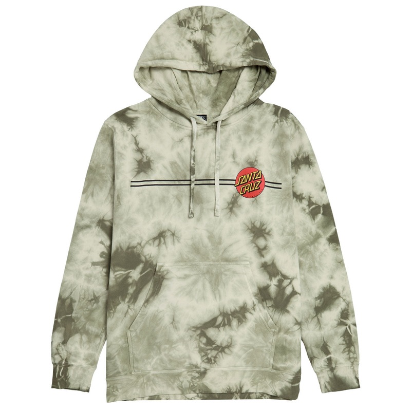Santa Cruz Classic Dot Hoodie – Tie Dye Olive