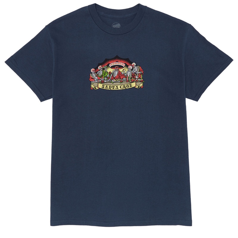Santa Cruz Guzman Dead Diners Front T-Shirt – Blue Dusk