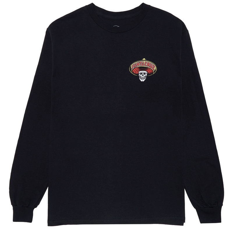 Santa Cruz Guzman Dead Diners Long Sleeve T-Shirt – Black