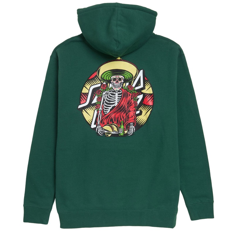 Santa Cruz Guzman Dining Dot Hoodie – Dark Green