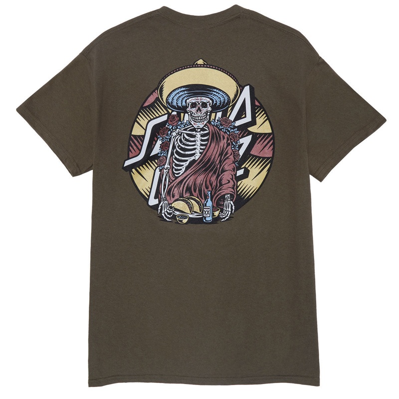 Santa Cruz Guzman Dining Dot T-Shirt – Olive