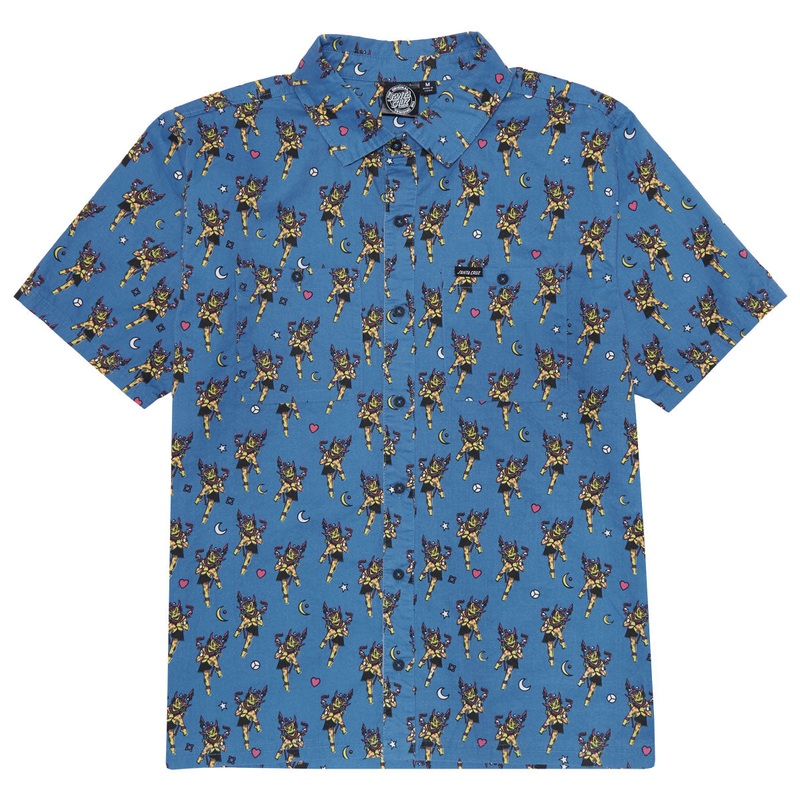 Santa Cruz Salba Witch Doctor Work Shirt – Blue