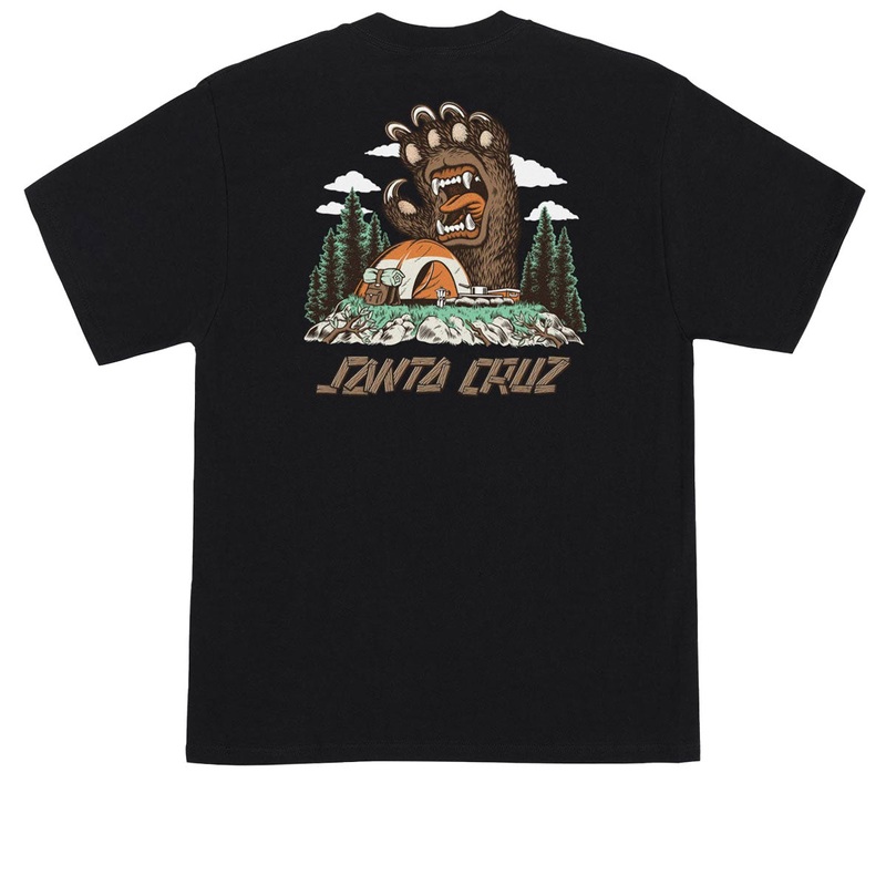 Santa Cruz Screaming Grizzly T-Shirt – Black