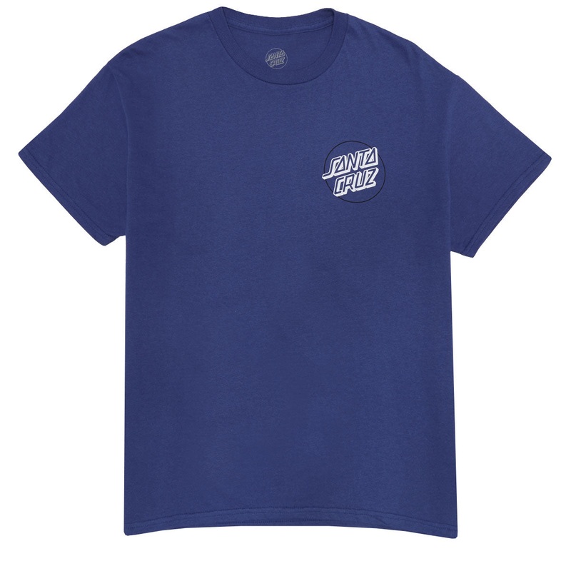 Santa Cruz Wooten Duo Inverse T-Shirt – Metro Blue