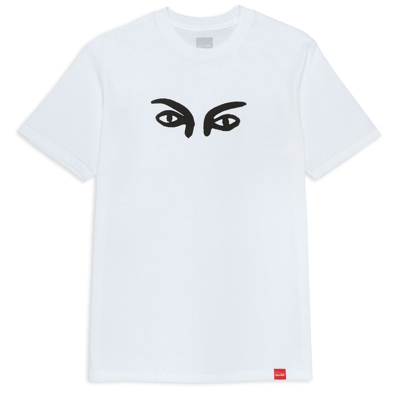 Chocolate Drip Eyes T-Shirt – White