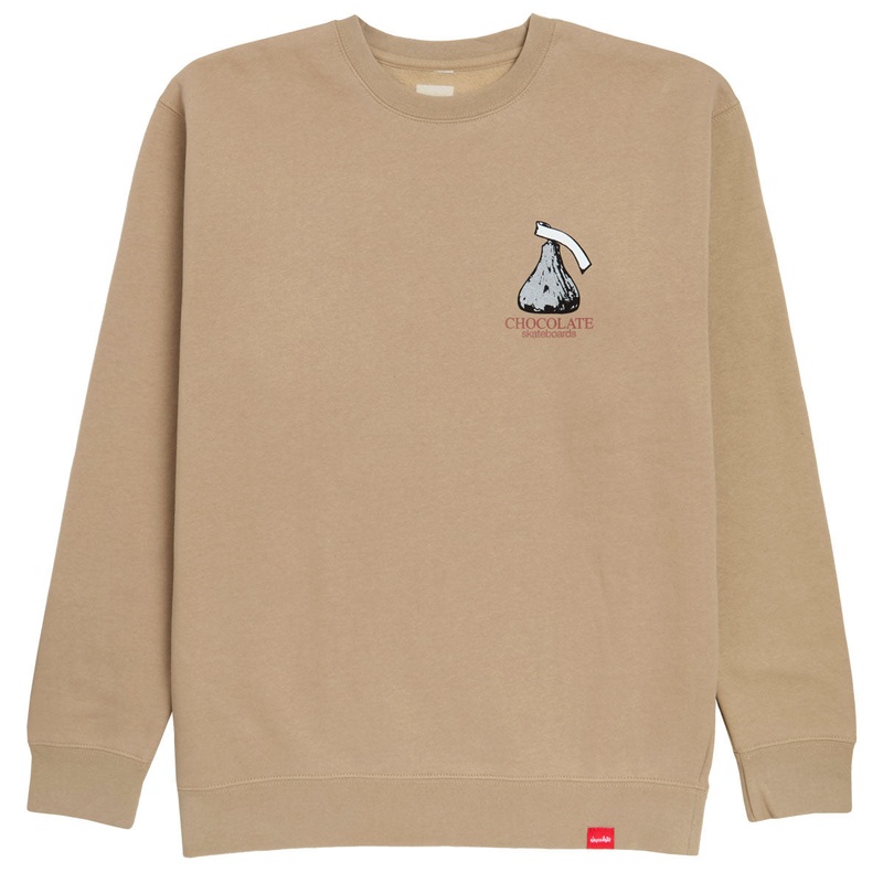 Chocolate Kiss Crewneck Sweatshirt – Sand