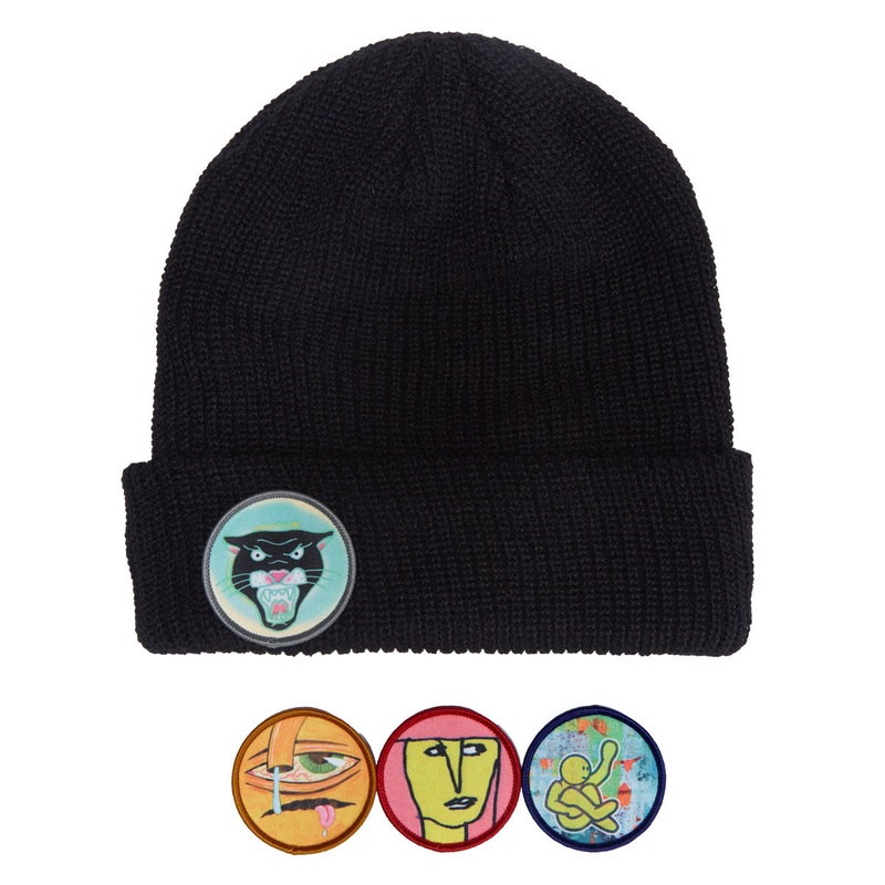 Girl Legend Head Patch Beanie – Black