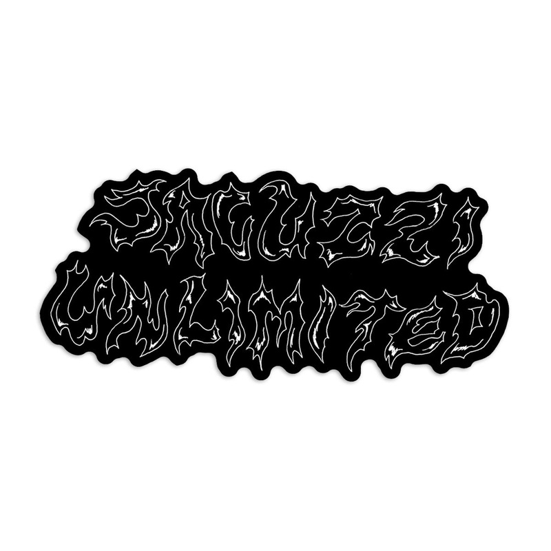 Jacuzzi Unlimited Ice Font Sticker – Black
