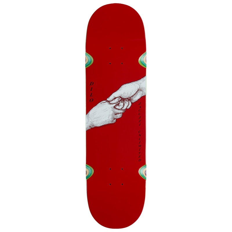 Jacuzzi Unlimited John Dilo Hand Held EX7 Skateboard Deck – 8.50