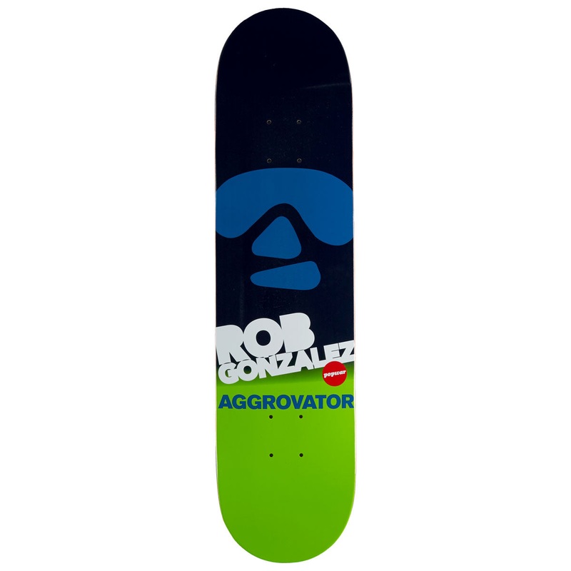 Popwar Rob Gonzalez Aggrovator Skateboard Deck – 7.75