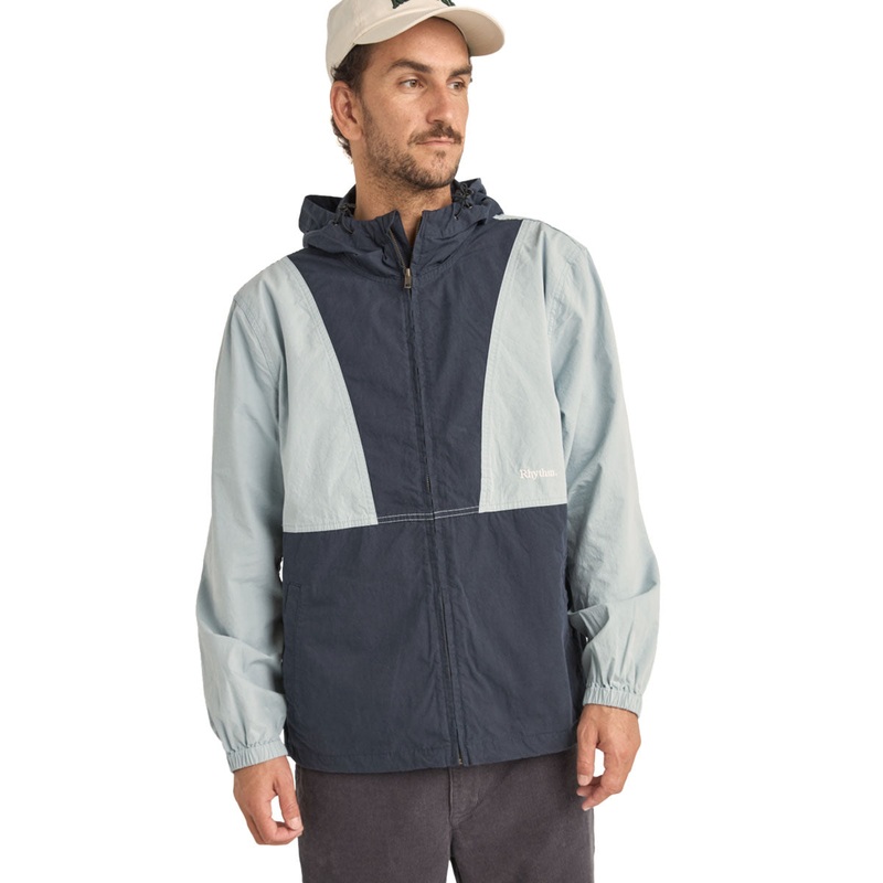 Rhythm Cascade Windbreaker Jacket – Storm Blue