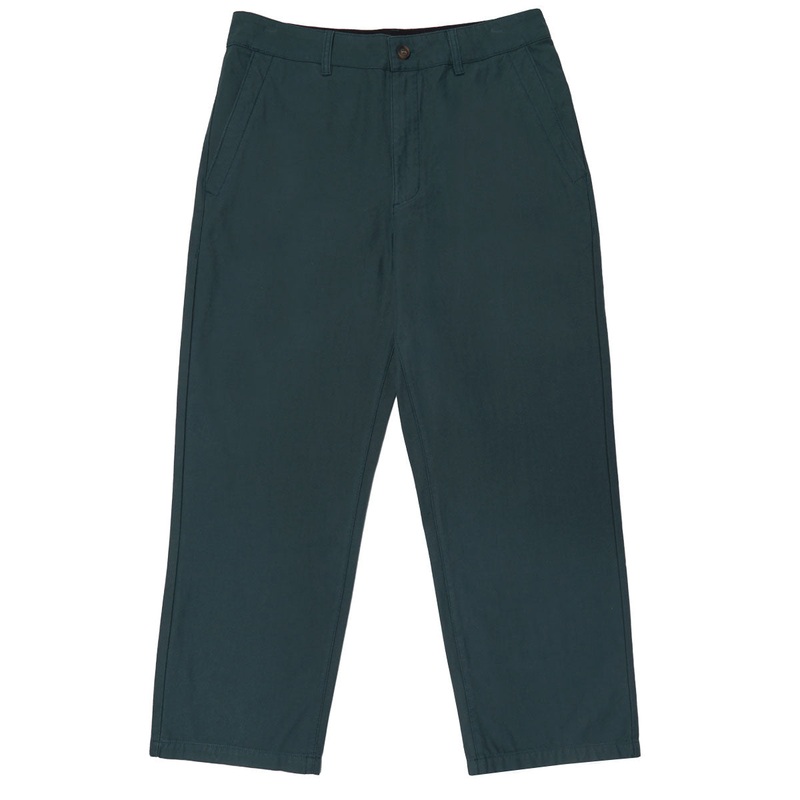 Rhythm Essential Twill Trouser Pants – Dark Green