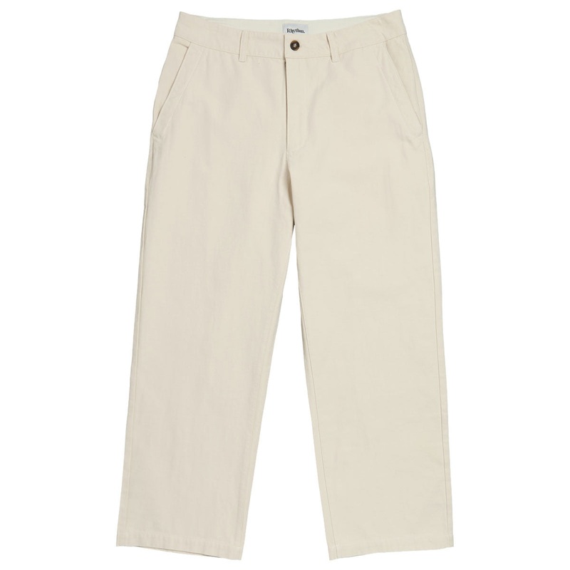 Rhythm Essential Twill Trouser Pants – Stone