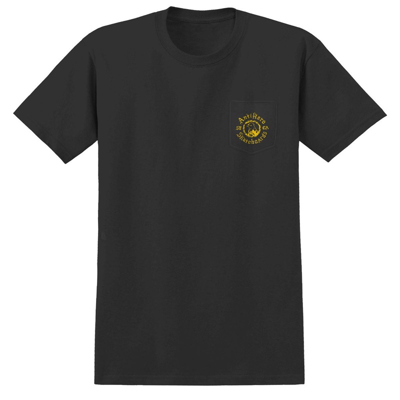 Anti-Hero Pigeon Motion Pocket T-Shirt – Charcoal Grey