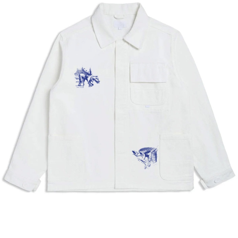 CCS Cathedral French Chore Coat – White – XL