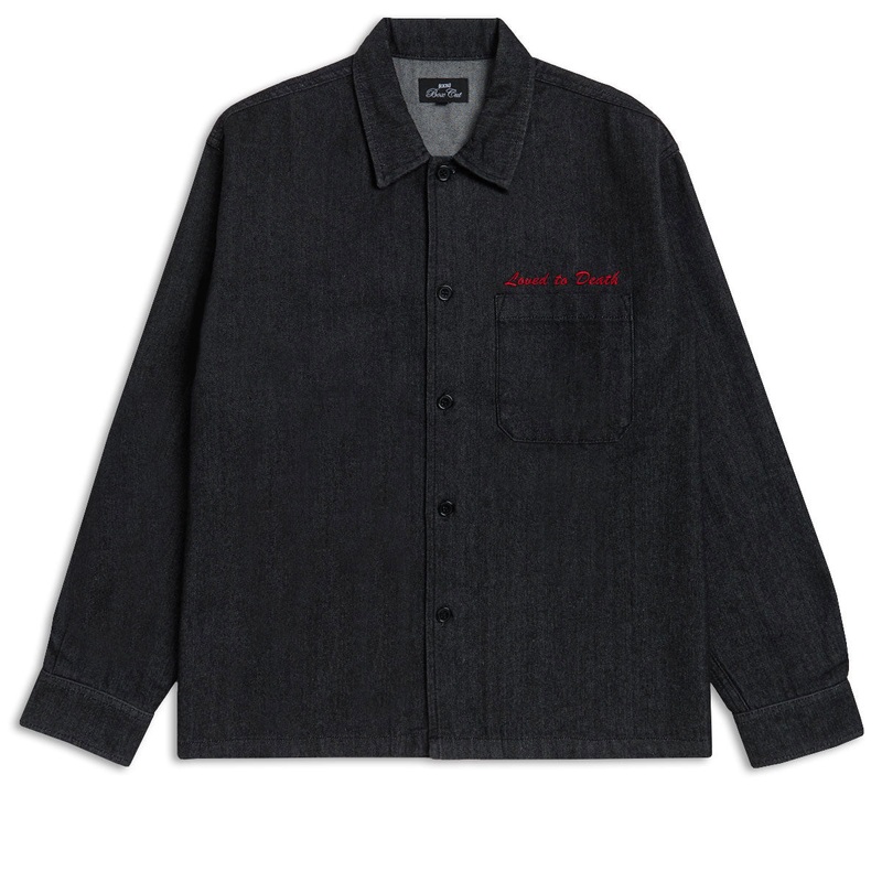 CCS Loved To Death Denim Shirt – Black – XL