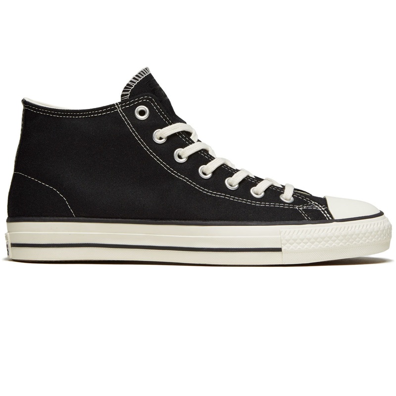 Converse Chuck Taylor All Star Pro Mid Shoes – Black/Black/Egret