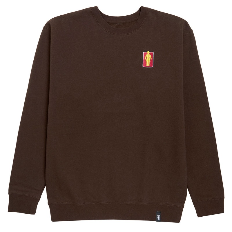 Girl 93 Til Lovers OG Crewneck Sweatshirt – Brown