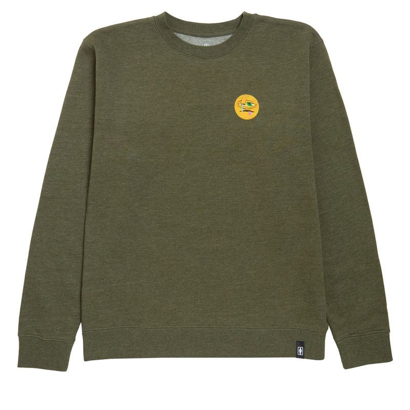 Girl Templeton Crewneck Sweatshirt – Olive Heather