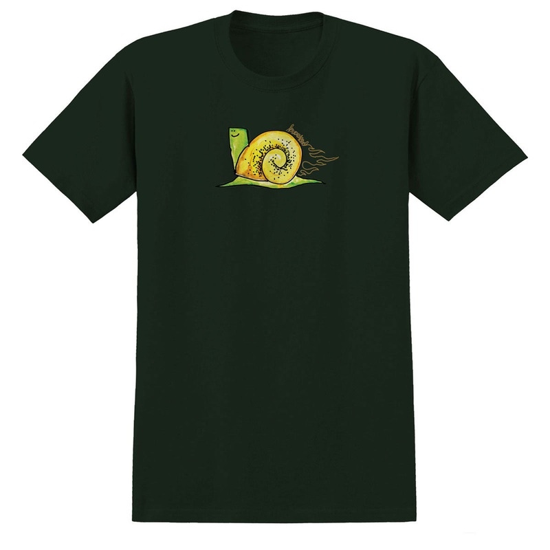 Krooked Flame Snail T-Shirt – Forest