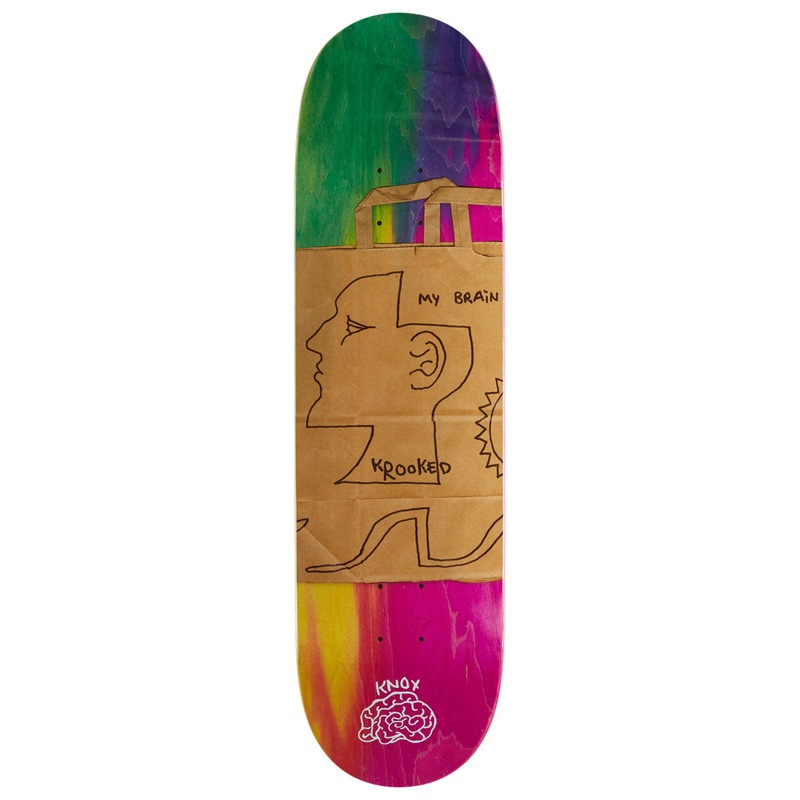 Krooked Knox Tom’s Brain Skateboard Deck – 8.50