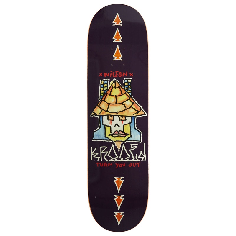Krooked Wilson Turn Out Skateboard Deck – 8.38