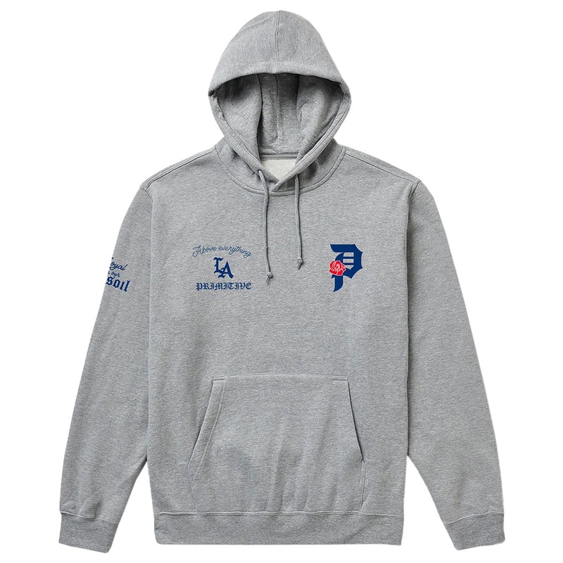 Primitive x Dodgers Champs Hoodie – Heather Grey