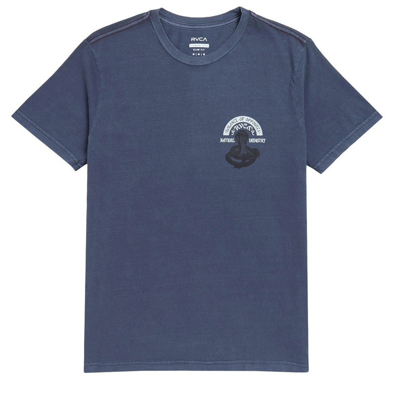 RVCA Snake Charmer T-Shirt – Moody Blue