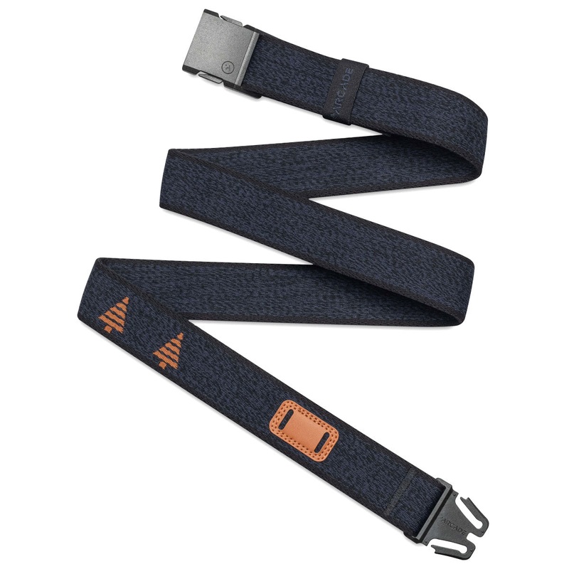 Arcade Blackwood Slim Belt – Heather Navy/Black