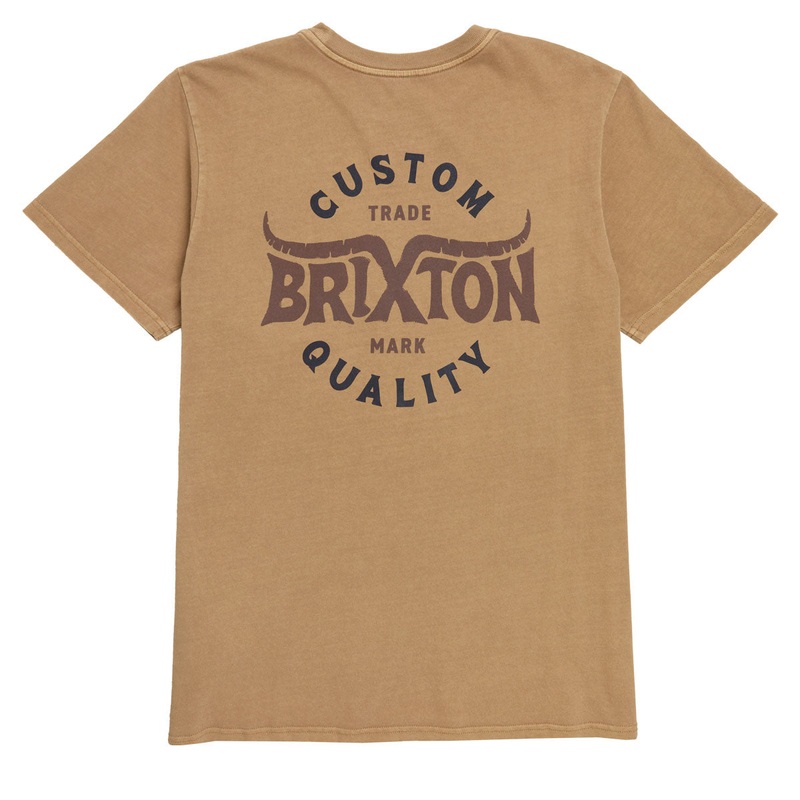 Brixton Gibson T-Shirt – Dijon Worn Wash