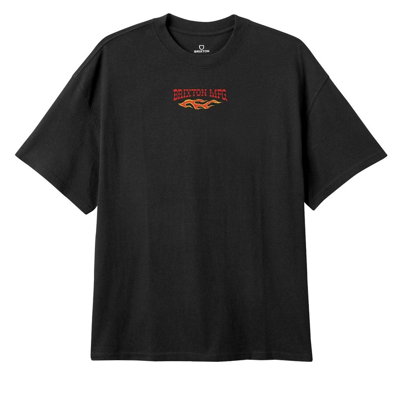 Brixton Hardee T-Shirt – Black Worn Wash