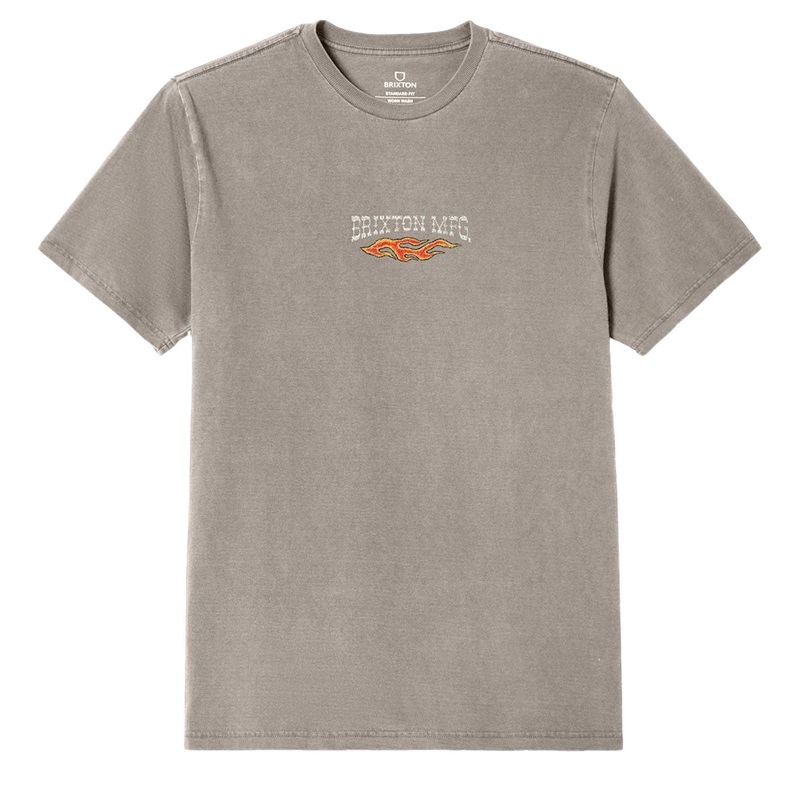 Brixton Hardee T-Shirt – Cinder Worn Wash