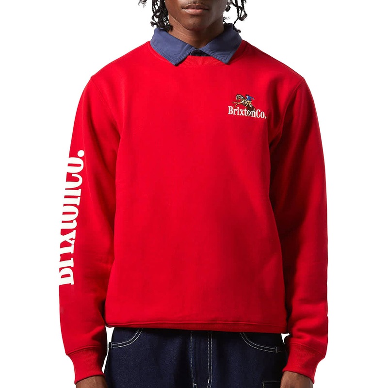 Brixton Inwood Sweatshirt – Crimson