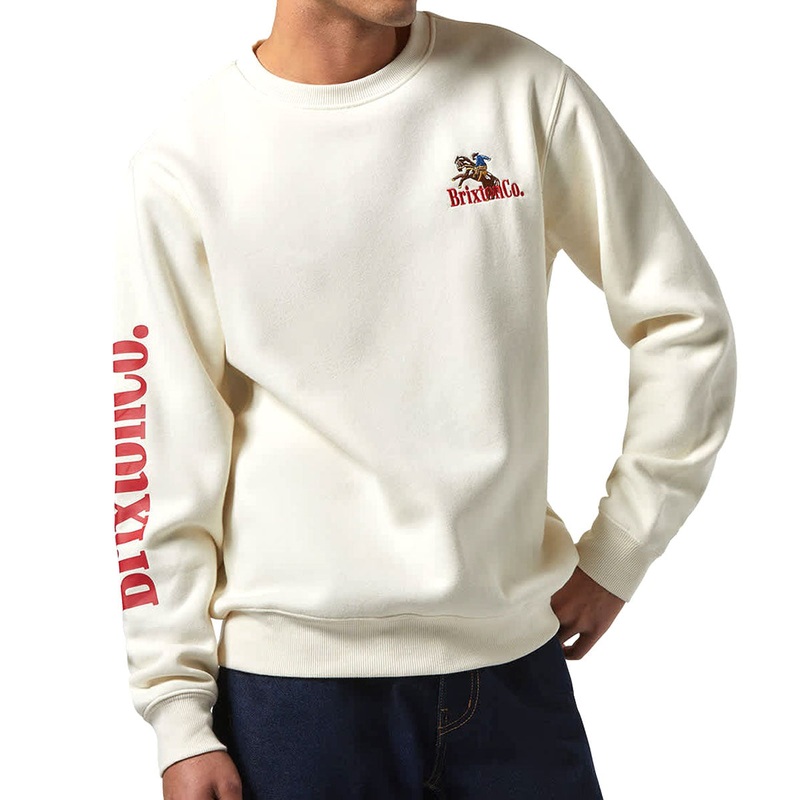Brixton Inwood Sweatshirt – Egret White