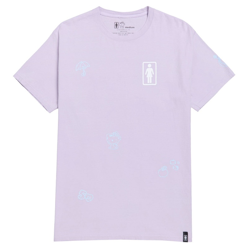 Girl x Hello Kitty All Over T-Shirt – Lavender