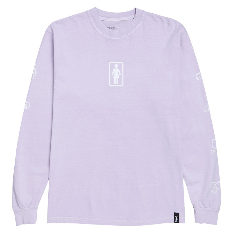 Girl x Hello Kitty Sleeve Long Sleeve T-Shirt – Lavender