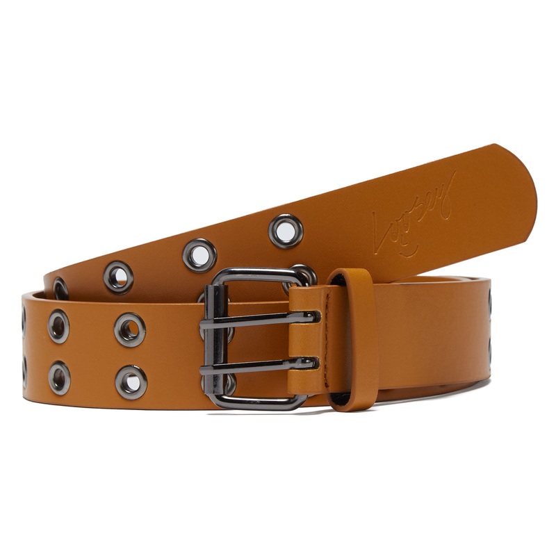 Loosey Grommet Hole Belt – Camel