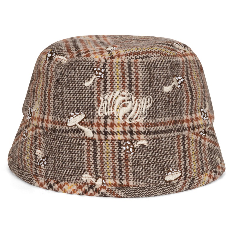 RIPNDIP Euphoria Bucket Hat – Brown Plaid