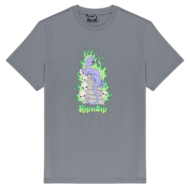 RIPNDIP Horntail T-Shirt – Charcoal