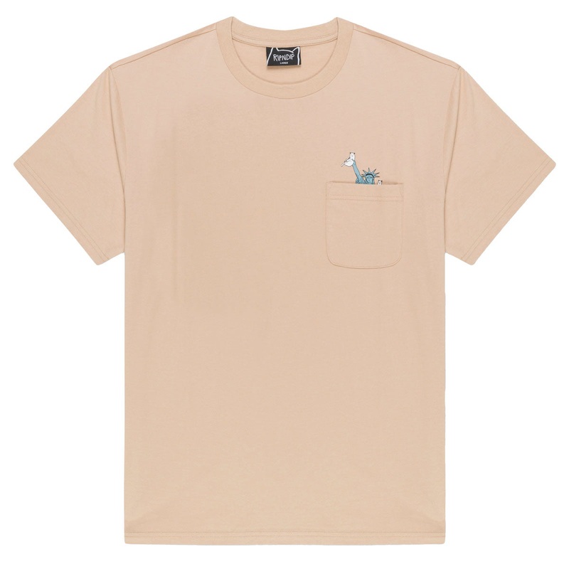 RIPNDIP Liberty Pocket T-Shirt – Almond
