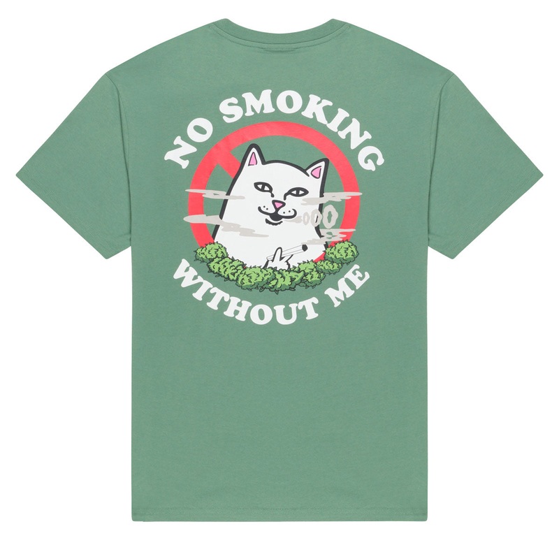 RIPNDIP No Smoking T-Shirt – Light Olive