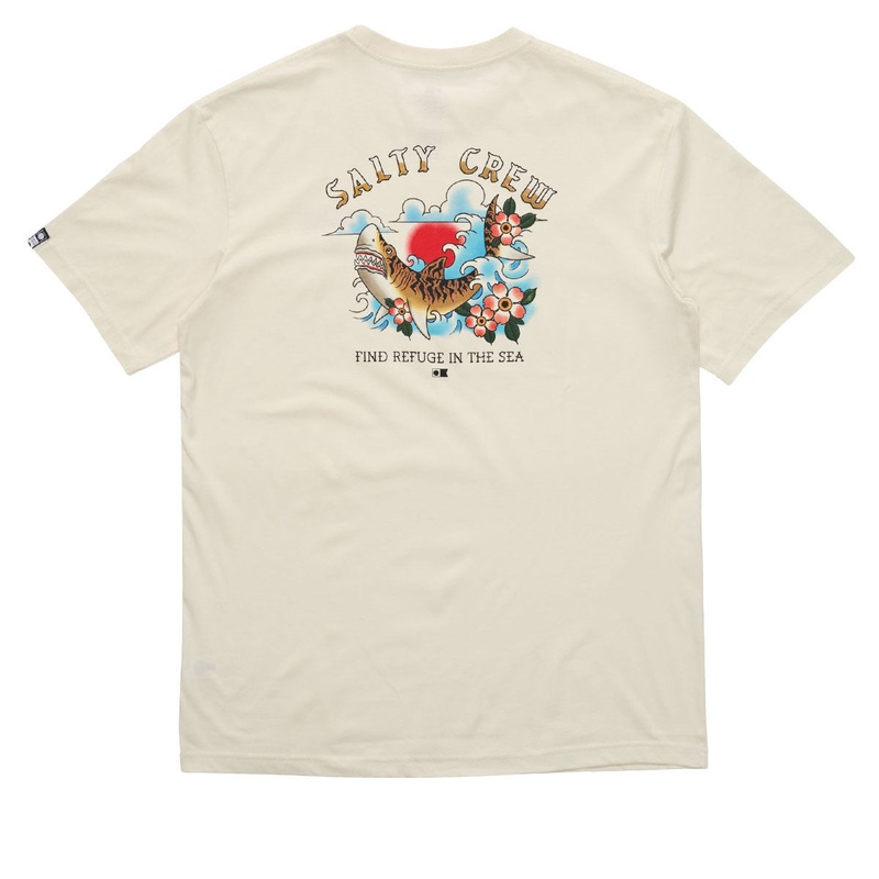 Salty Crew Old School Vintage T-Shirt – Off White