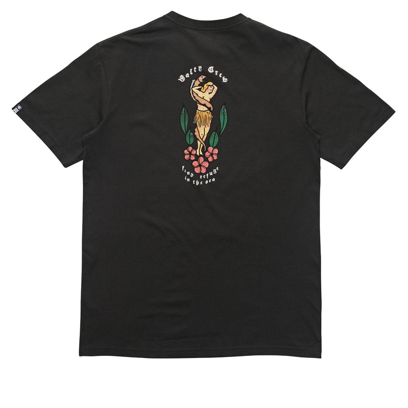 Salty Crew Old School Vintage T-Shirt – Vintage Black
