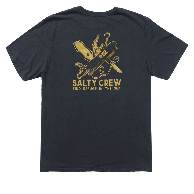 Salty Crew Pocket Knife Vintage T-Shirt – Vintage Black