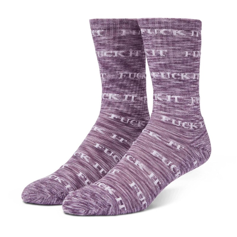 HUF Fuck It Marled Socks – Purple