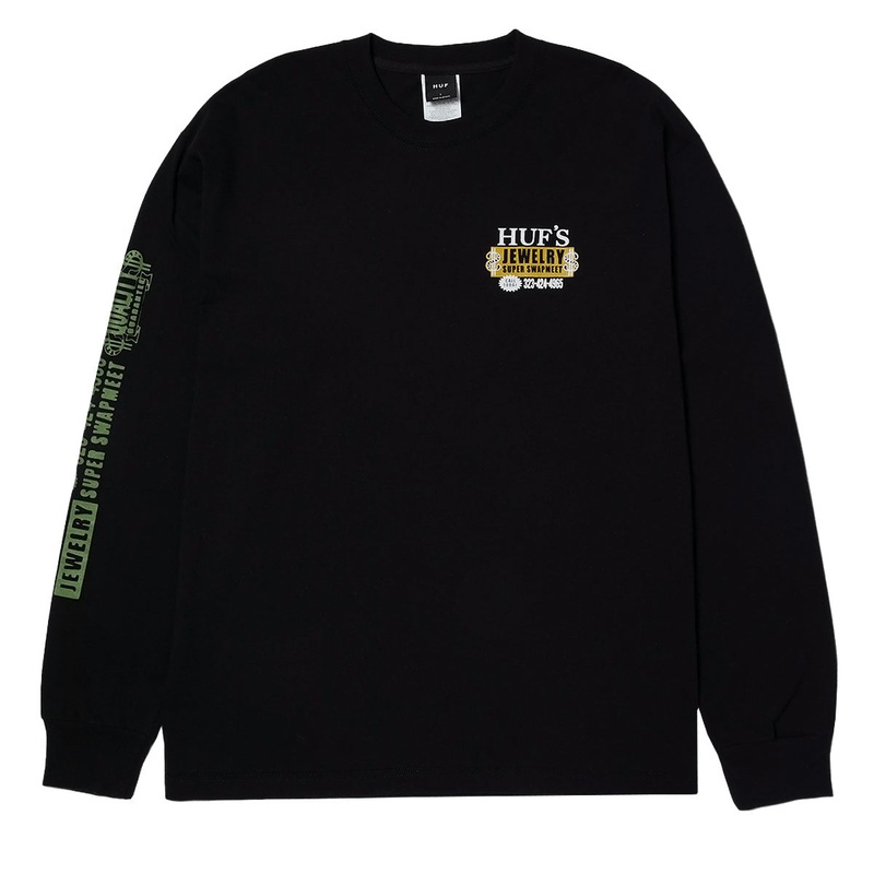 HUF Jewelry Long Sleeve T-Shirt – Black