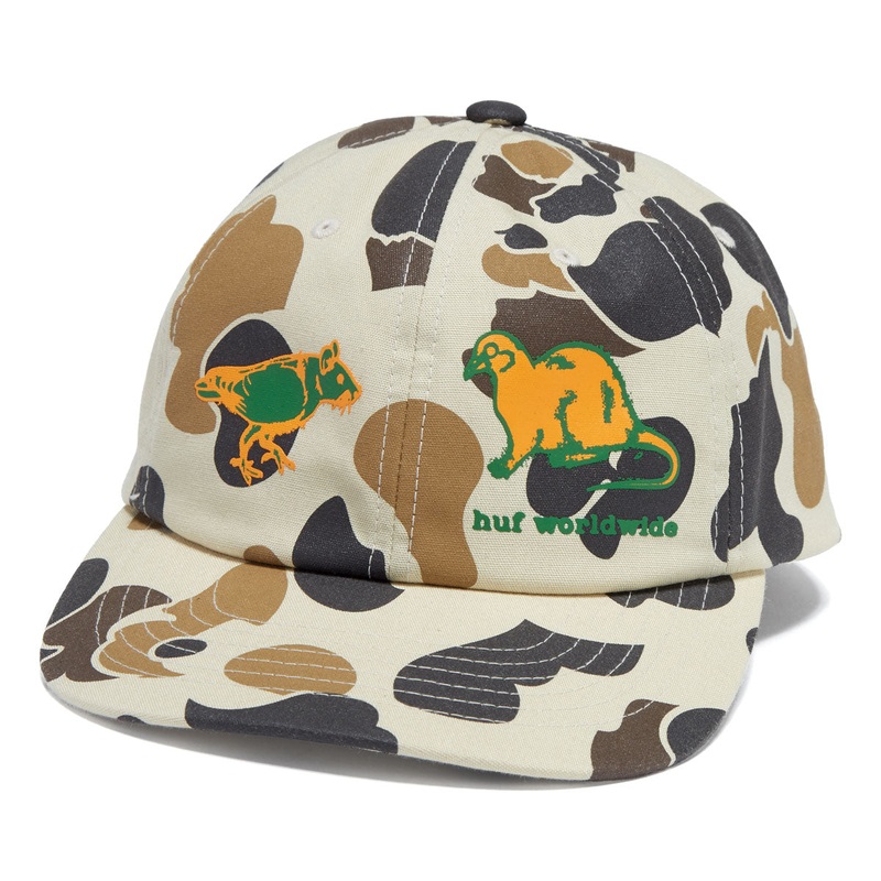HUF Rigeon Snapback Hat – Camo