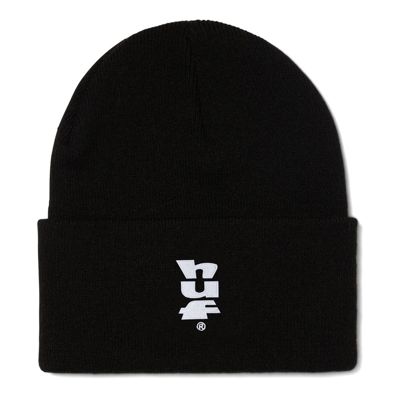 HUF Set Megablast Cuff Beanie – Black